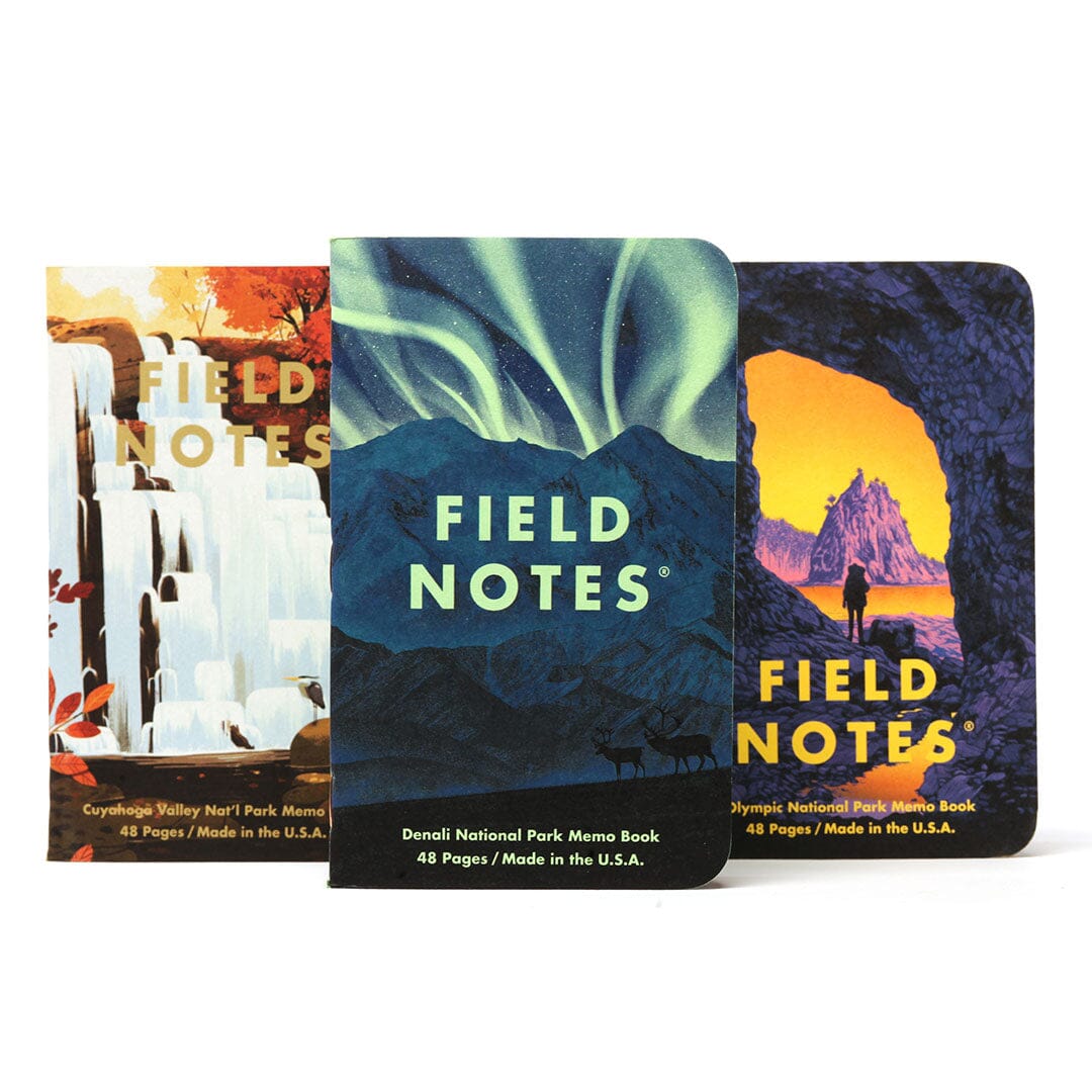 Field Notes - National Parks Series E, Pack Front Covers