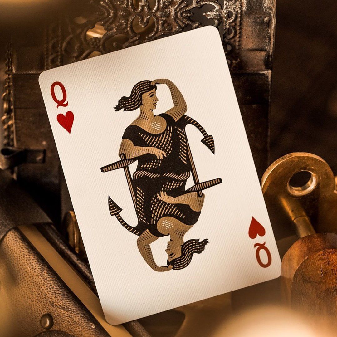 KEYWAY | Theory 11 - Navigators Premium Playing Cards Detailed Queen of Hearts print