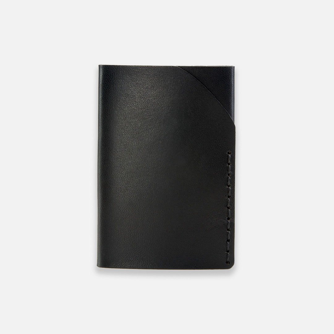 Ezra Arthur - No.2 Wallet in Jet Black Horween Leather, Handcrafted in the USA