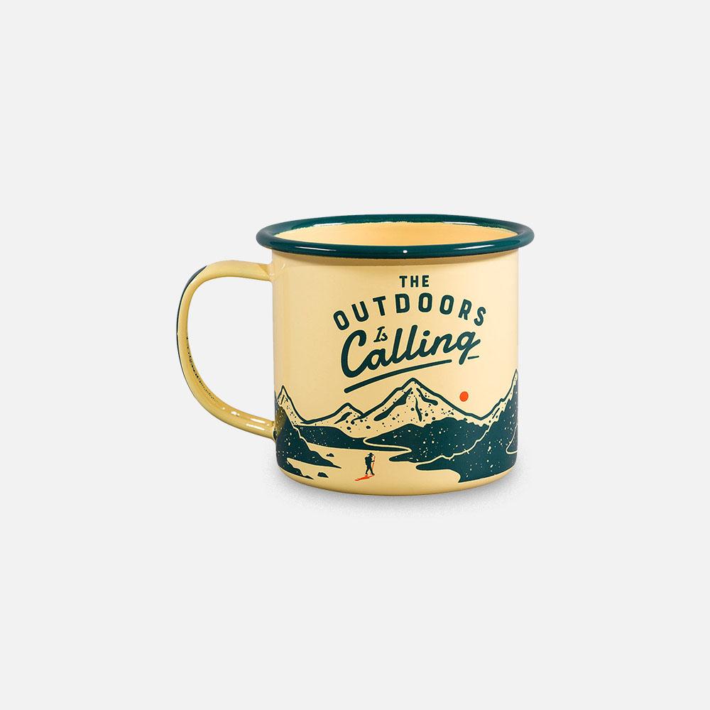 Wild+Wolf - Outdoors is Calling mug back view