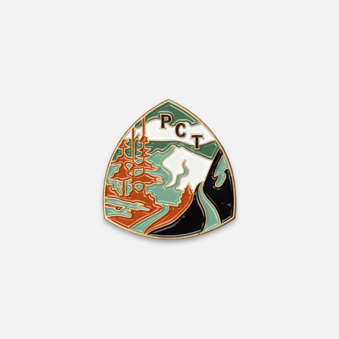 Pacific Crest Trail Enamel Pin by The Landmark Project, Main Catalog View