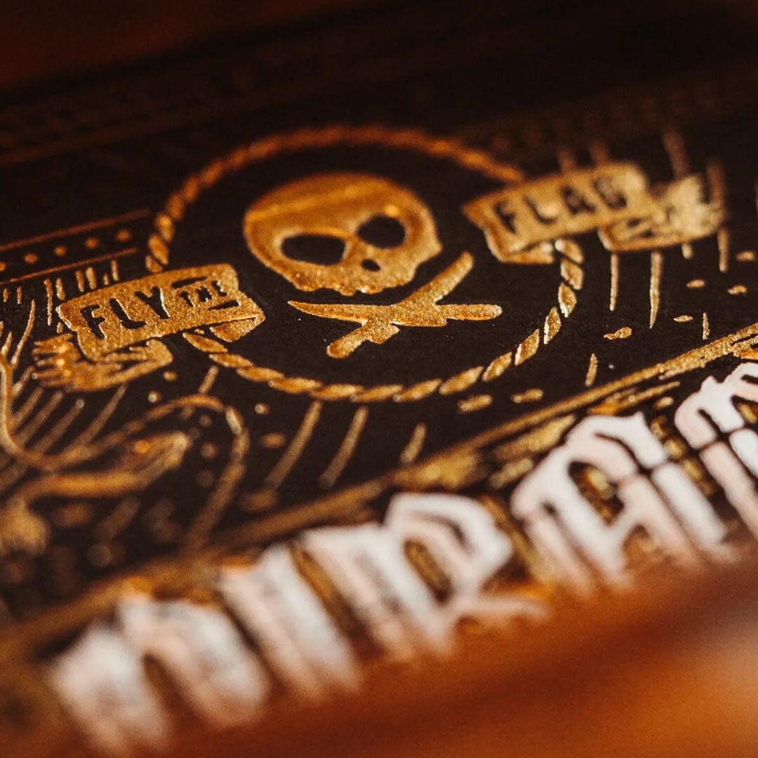 KEYWAY | Theory 11 - Piracy by Peter McKinnon Premium Playing Cards close-up of Fly the Flag
