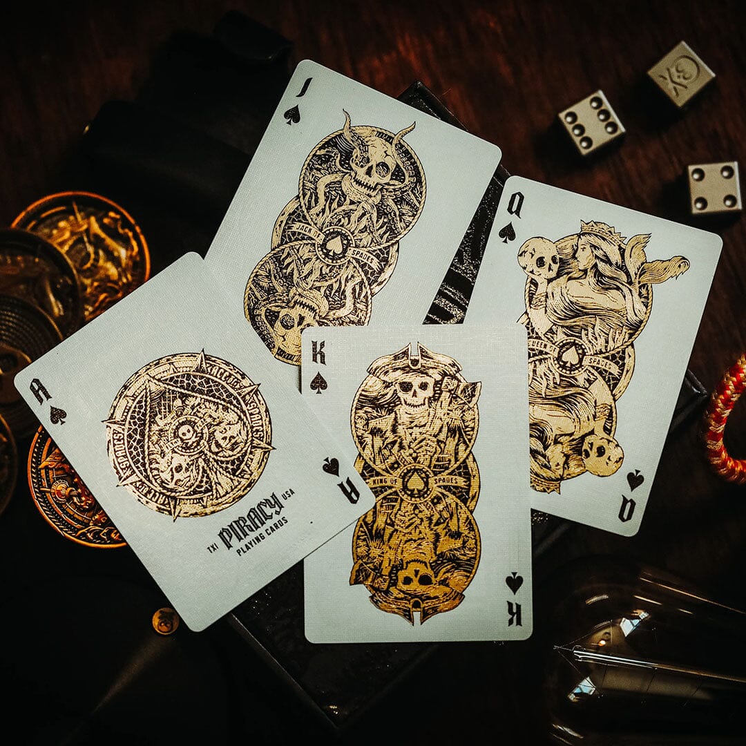 KEYWAY | Theory 11 - Piracy by Peter McKinnon Premium Playing Cards Face Cards layed out