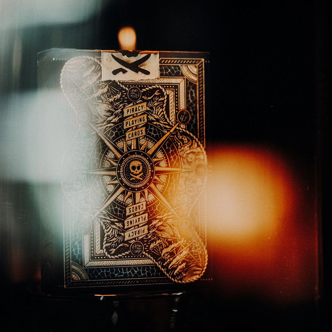 KEYWAY | Theory 11 - Piracy by Peter McKinnon Premium Playing Cards Detailed box backl