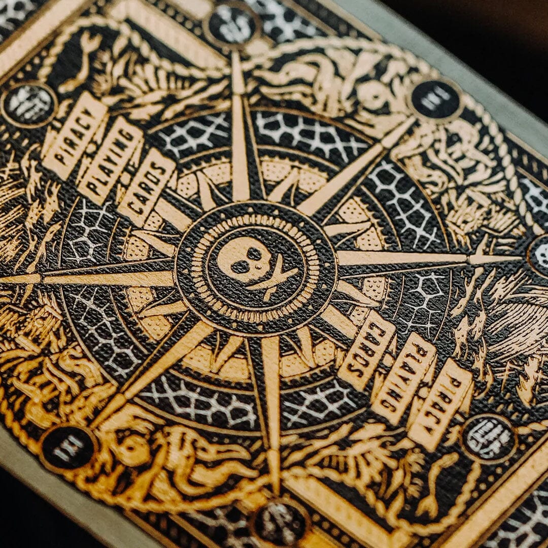 KEYWAY | Theory 11 - Piracy by Peter McKinnon Premium Playing Cards Closeup print texture
