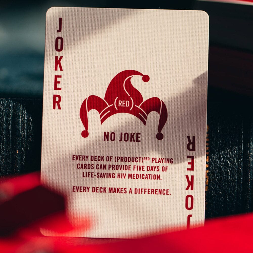 KEYWAY | Theory 11 - (PRODUCT)RED AIDS Foundation Premium Playing Cards Joker Print