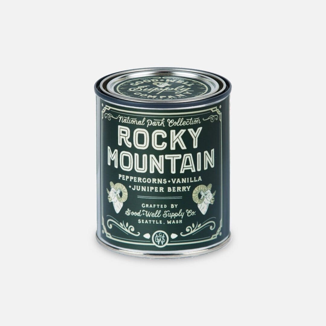 Keyway brings The Rocky Mountain Candle from Good & Well Supply Co.'s National Parks Collection