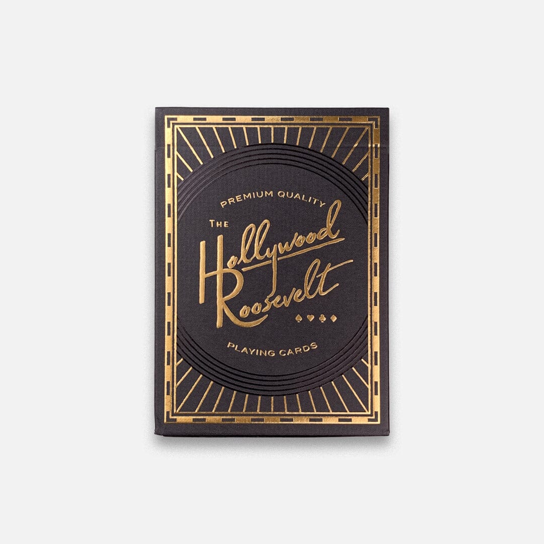 KEYWAY | Theory 11 - Hollywood Roosevelt Premium Playing Cards Flat Front View