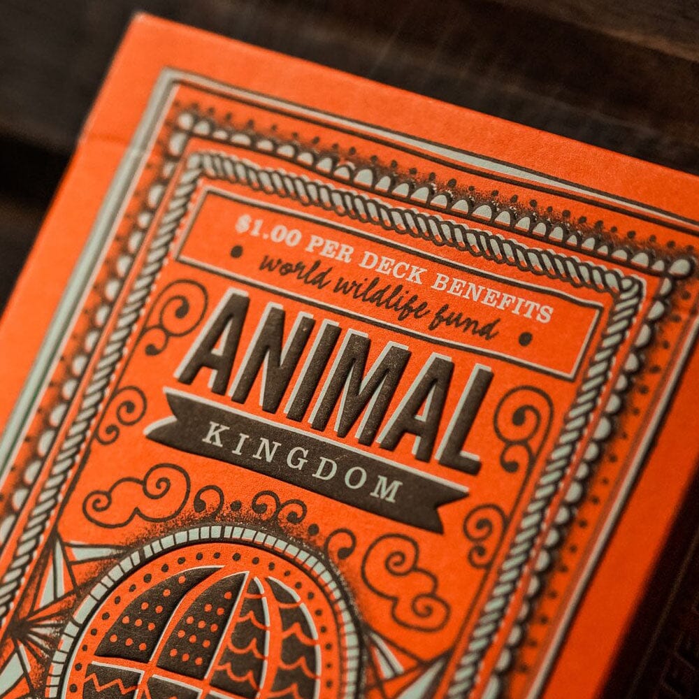 KEYWAY | Theory 11 - Anmal Kingdom Premium Playing Cards Zoomed Title Font