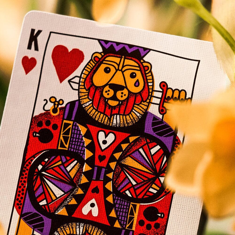 KEYWAY | Theory 11 - Anmal Kingdom Premium Playing Cards King of Hearts