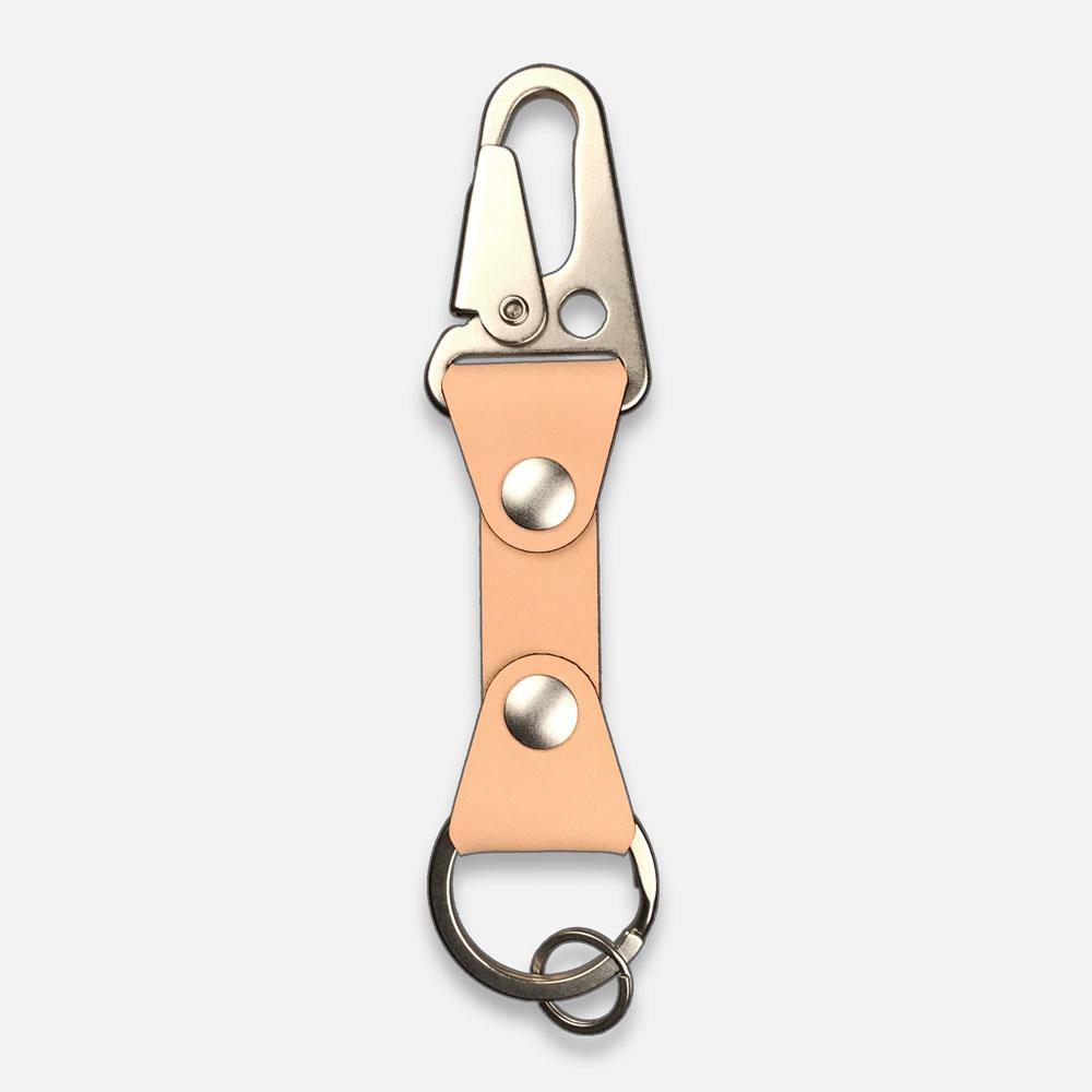 Sling Clip Leather Key Chain by Keyway Designs - Natural