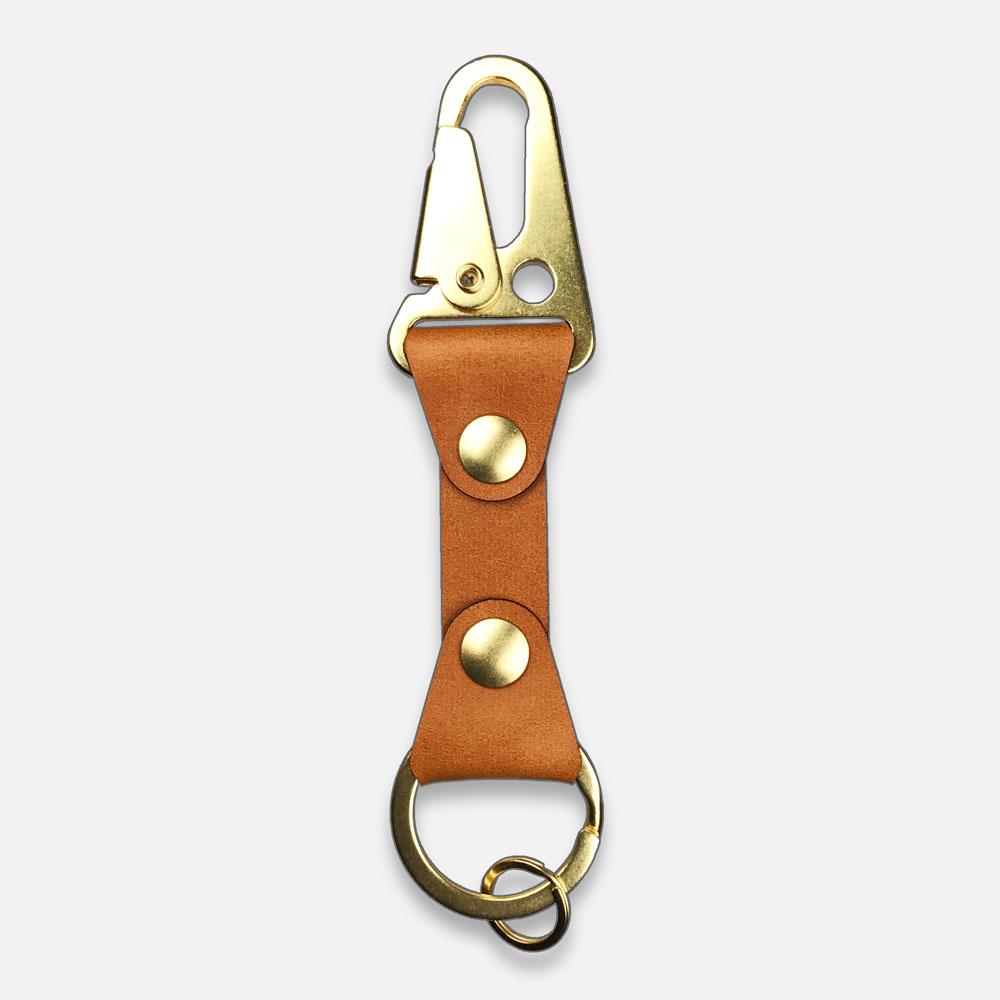 Sling Clip Leather Key Chain by Keyway Designs - Whiskey