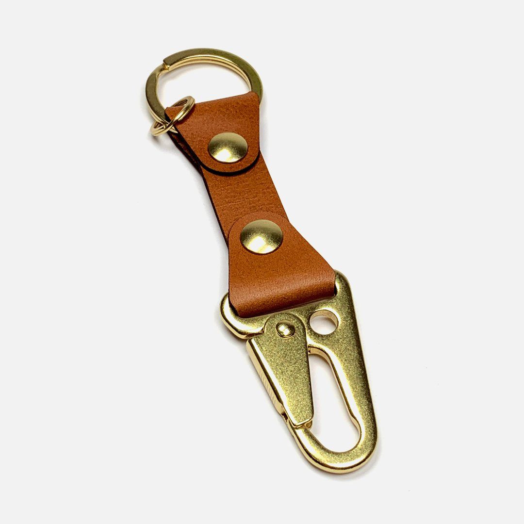Sling Clip Leather Key Chain by Keyway Designs - Whiskey
