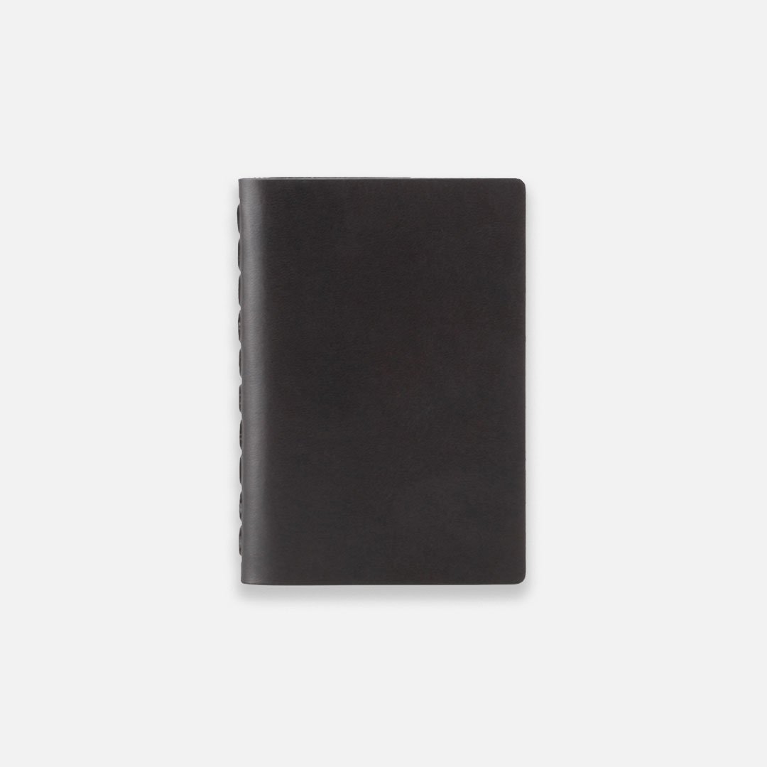 Ezra Arthur - Small Notebook, Jet Brown Horween Leather, Handcrafted in the USA