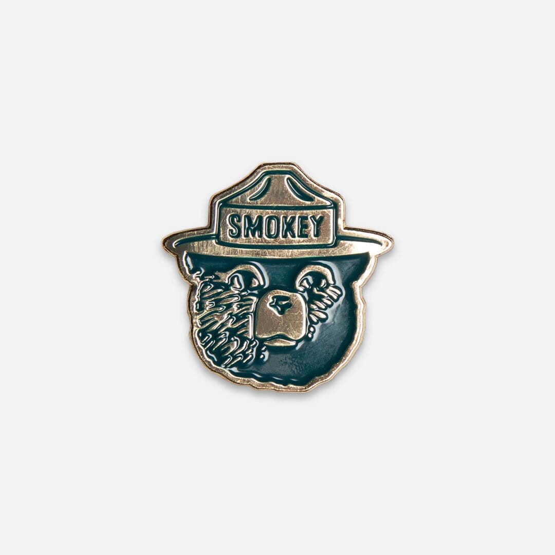 Smokey Bear Enamel Pin by The Landmark Project, Main Catalog View