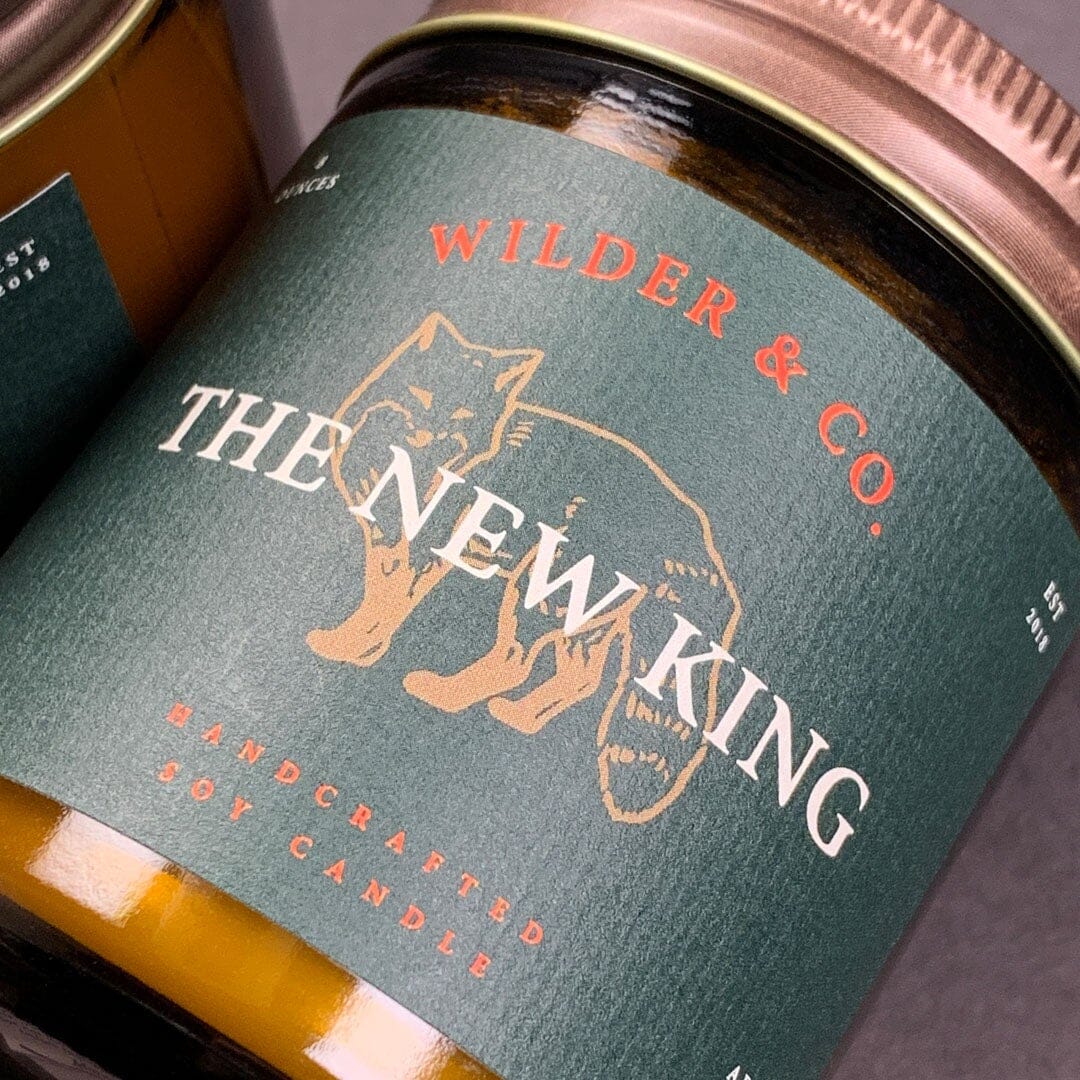 Wilder & Co. - The New King - Soy Handle Detailed Label