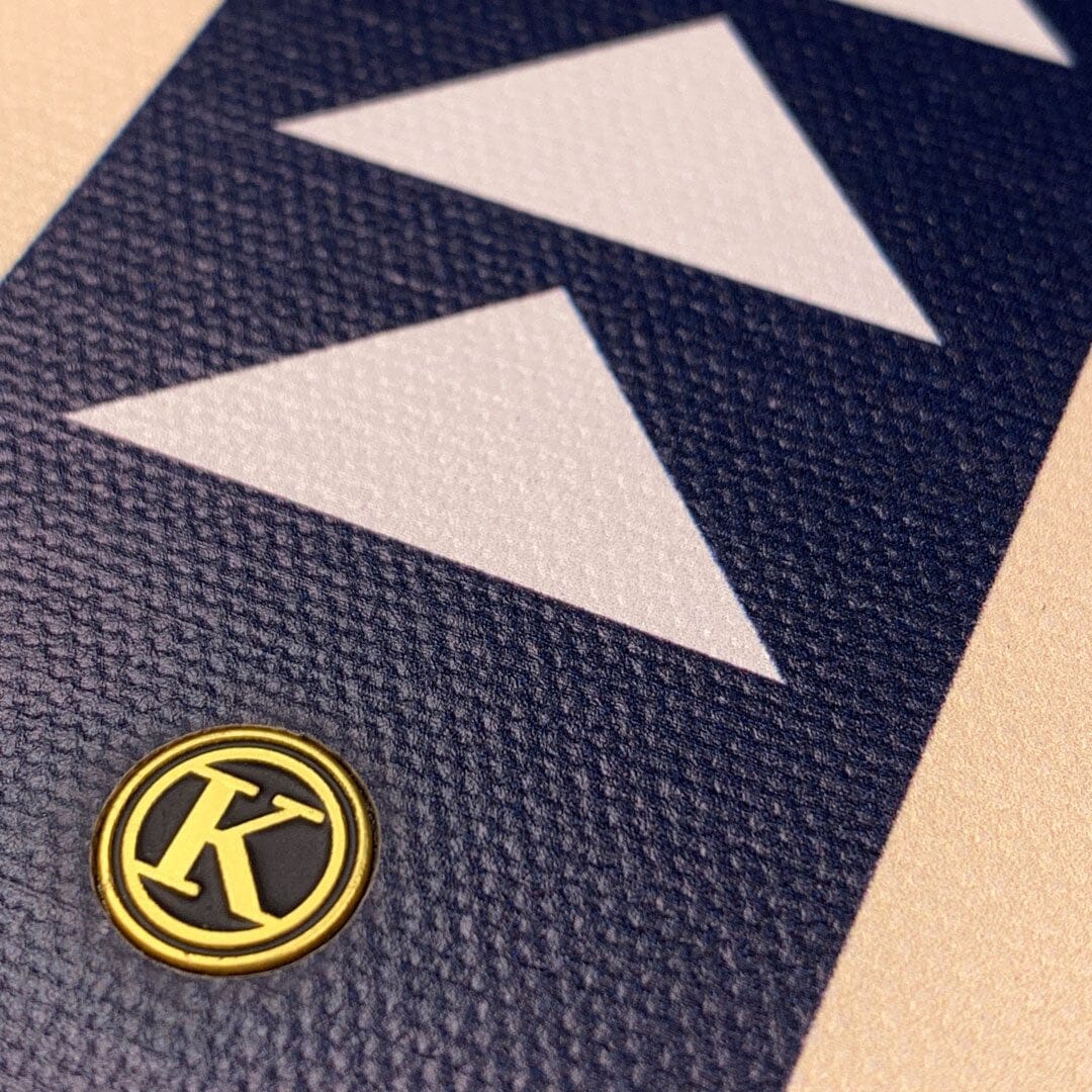 Zoomed in detailed shot #1 of the Track Adventure Marker in the Wayfinder series UV-Printed thick cotton canvas Galaxy S10 Case by Keyway Designs