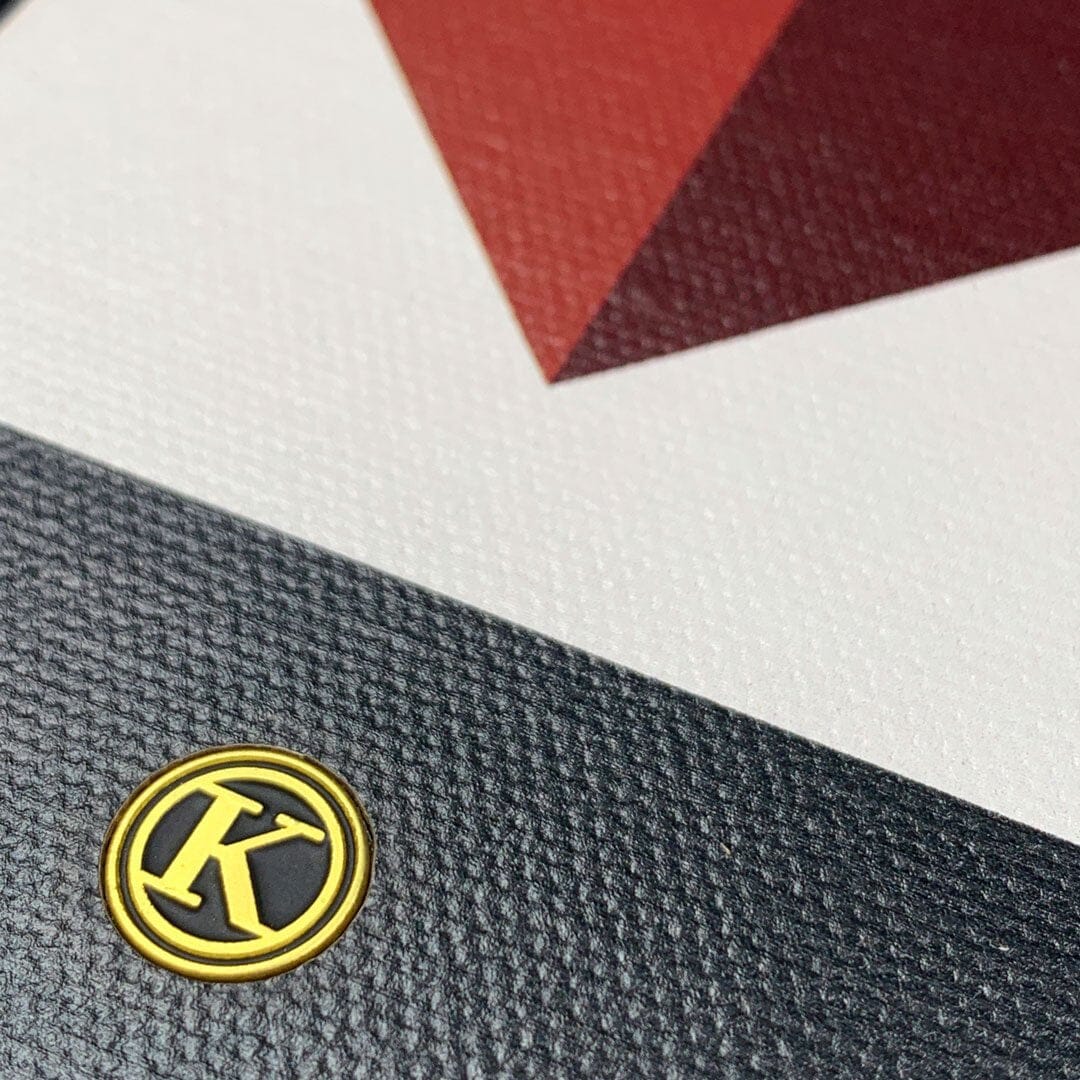 Zoomed in detailed shot #1 of the Valley Adventure Marker in the Wayfinder series UV-Printed thick cotton canvas Galaxy Note 10 Case by Keyway Designs