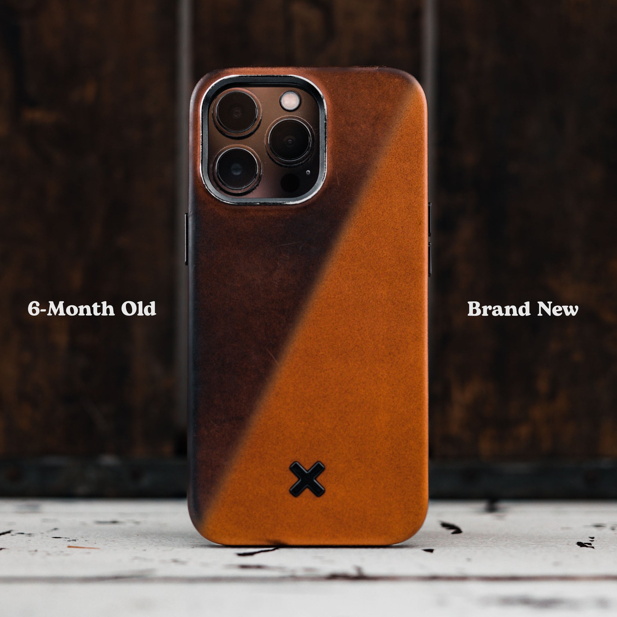 Full Leather Case - Whiskey - iPhone 13