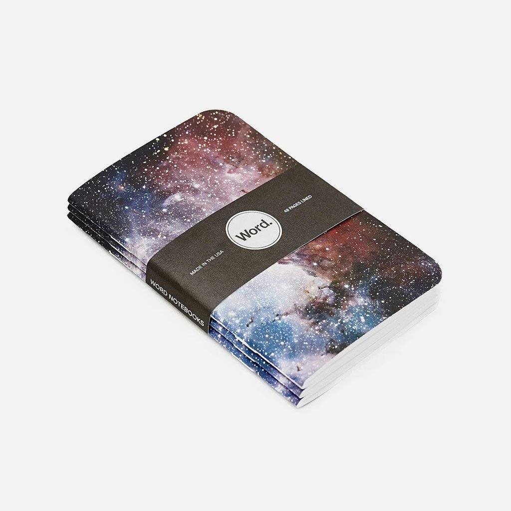 Word. - Intergalactic, USA Made Pocket Notebook, Stacked