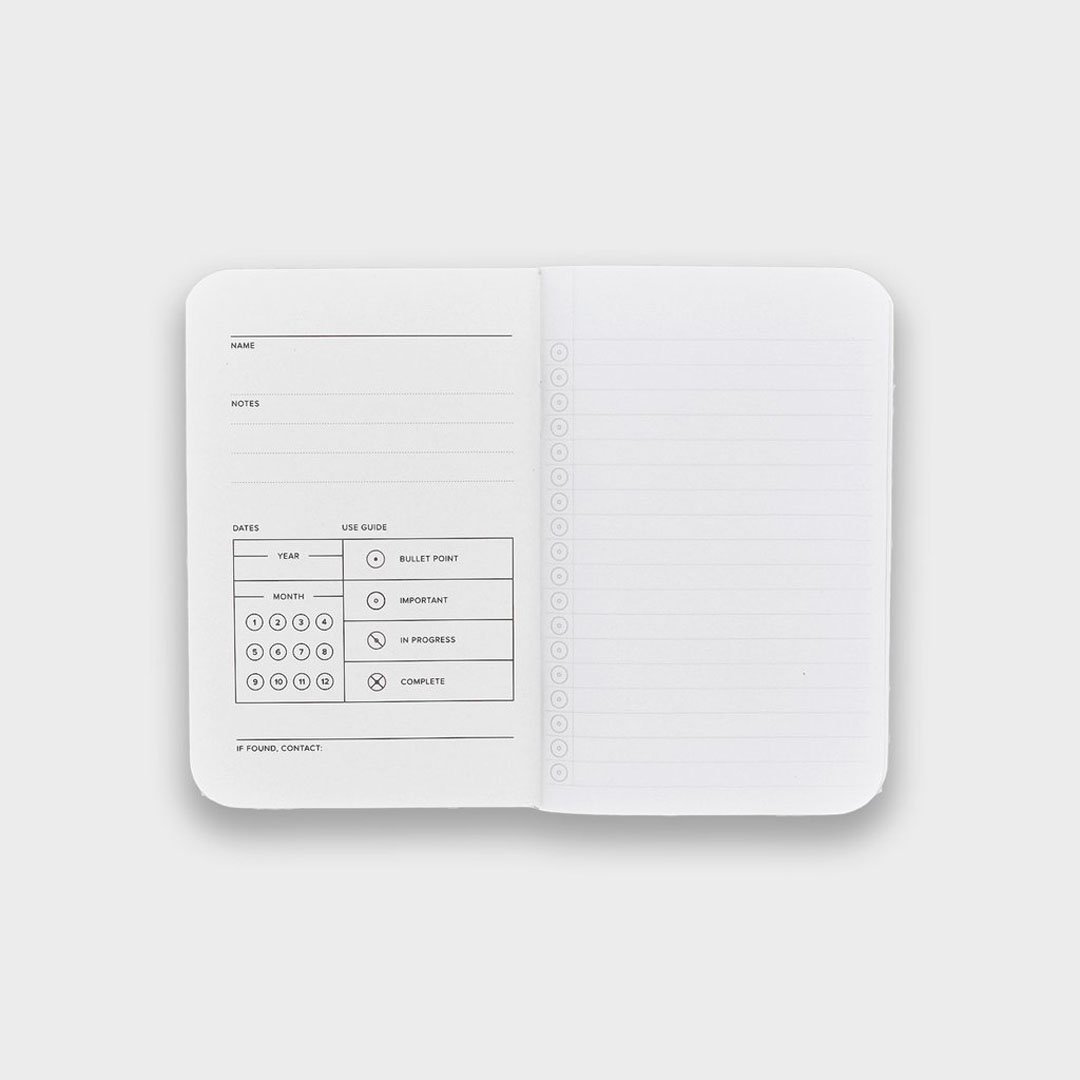 Word. - Intergalactic, USA Made Pocket Notebook, Inside back Cover