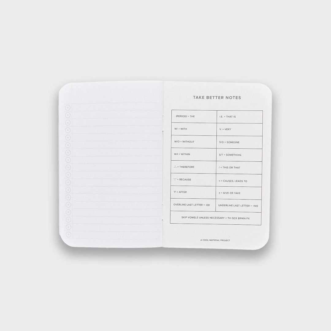 Word. - Intergalactic, USA Made Pocket Notebook, Inside Front Cover