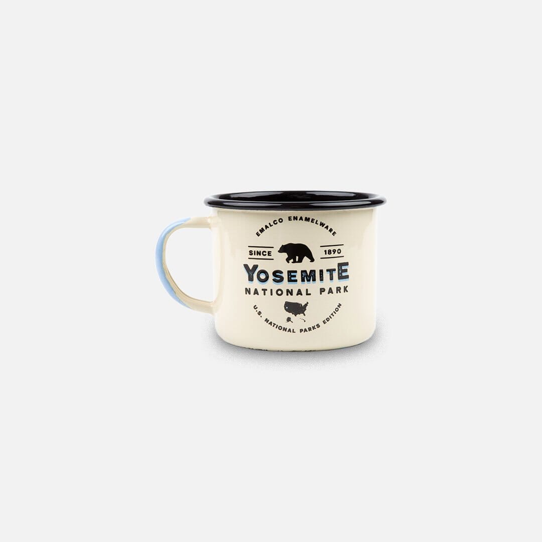 KEYWAY | Emalco - Yosemite Large Enamel Mug, Handcrafted by Artisans in Poland, Front View