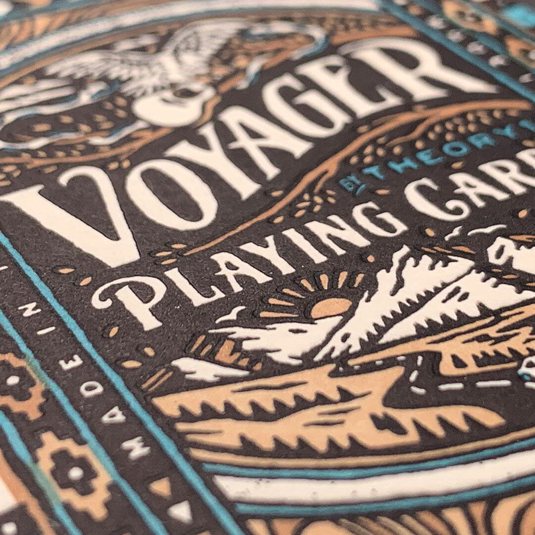 KEYWAY | Theory 11 - Voyager Premium Playing Cards Zoomed Print detail