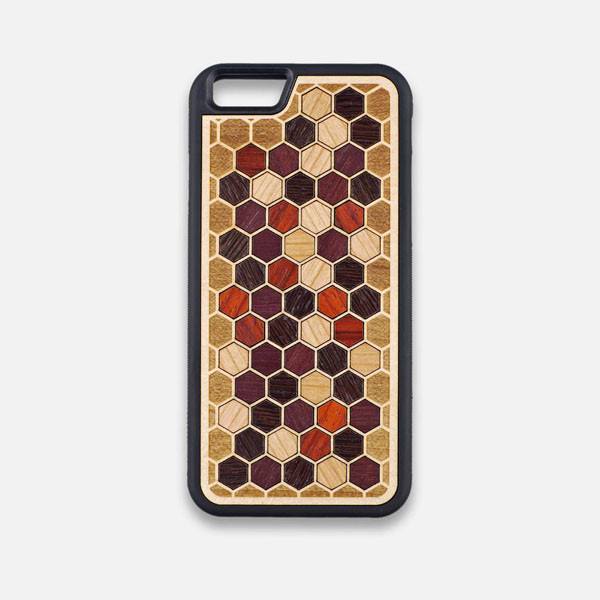Front view of the Cellular Maple Wood iPhone 6 Case by Keyway Designs
