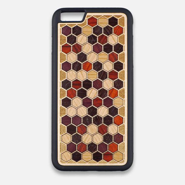 Front view of the Cellular Maple Wood iPhone 6 Plus Case by Keyway Designs