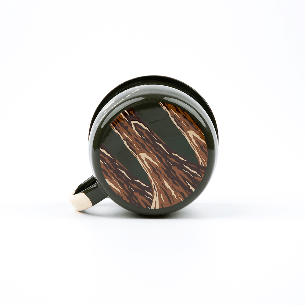 KEYWAY | Emalco - Redwoods Bellied Enamel Mug, Handcrafted by Artisans in Poland, Inside View