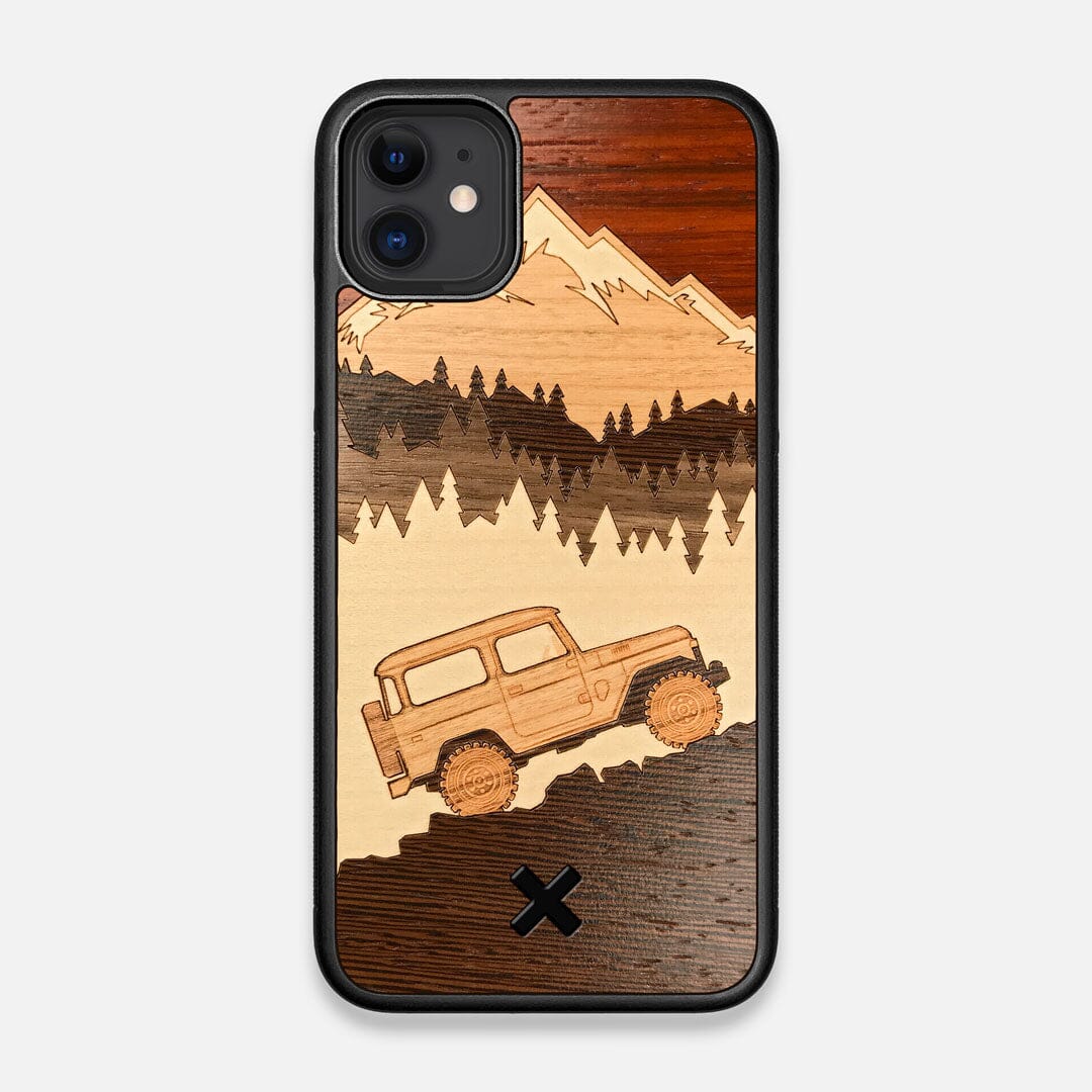 TPU/PC Sides of the Off-Road Wood iPhone 11 Case by Keyway Designs