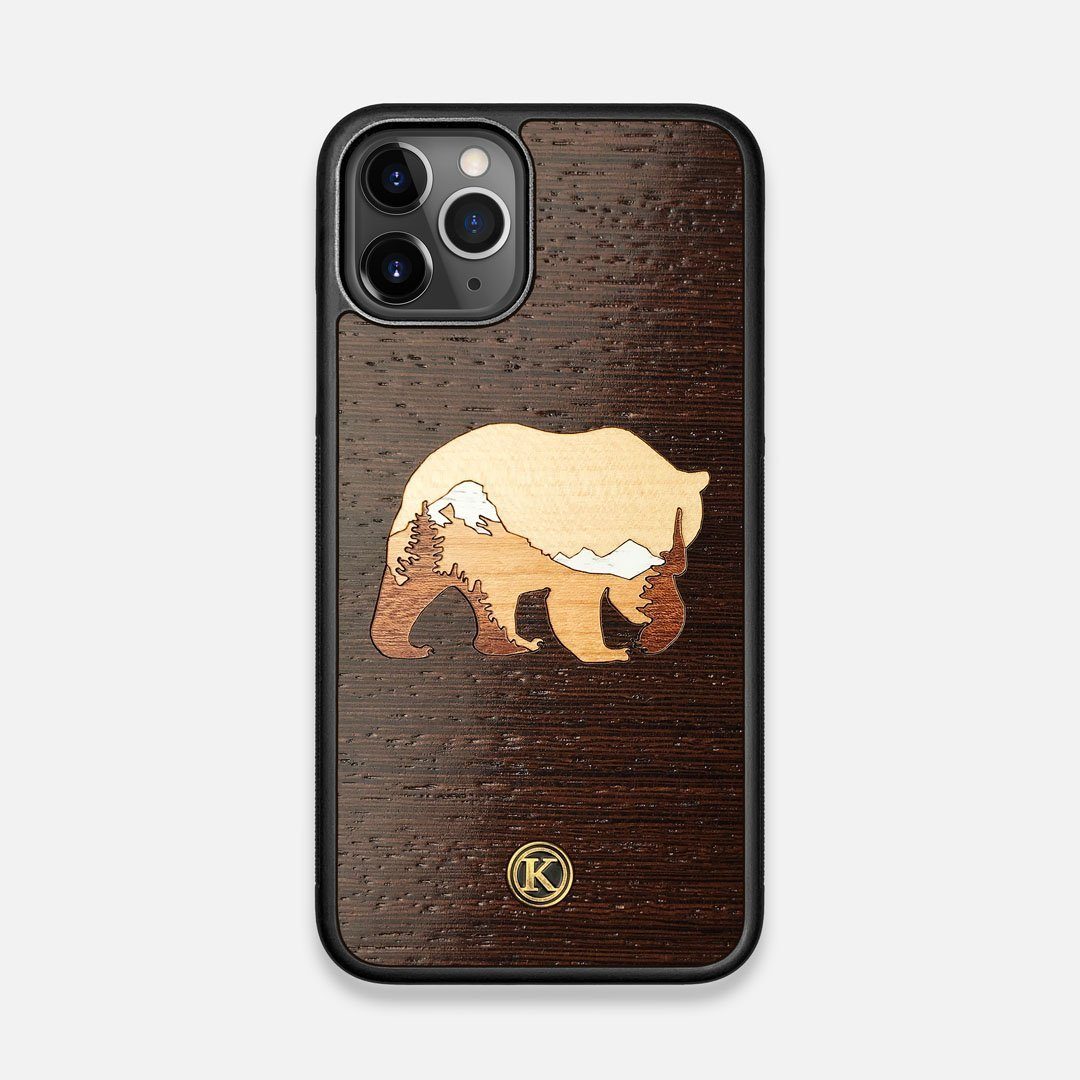 TPU/PC Sides of the Bear Mountain Wood iPhone 11 Pro Case by Keyway Designs