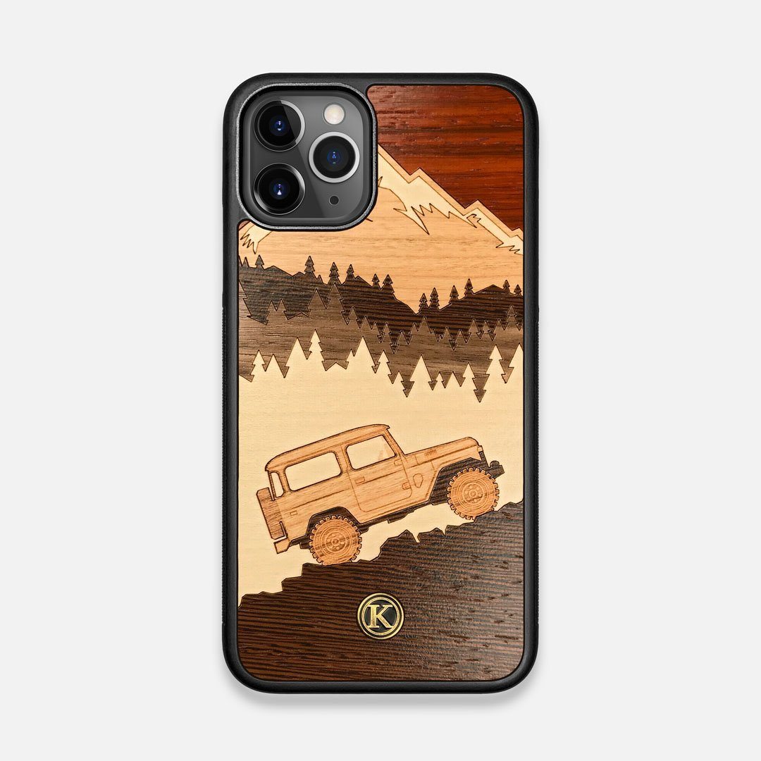 TPU/PC Sides of the Off-Road Wood iPhone 11 Pro Case by Keyway Designs
