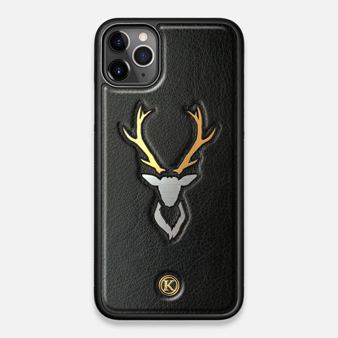 Front view of the Wilderness Wenge Wood iPhone 11 Pro Max Case by Keyway Designs