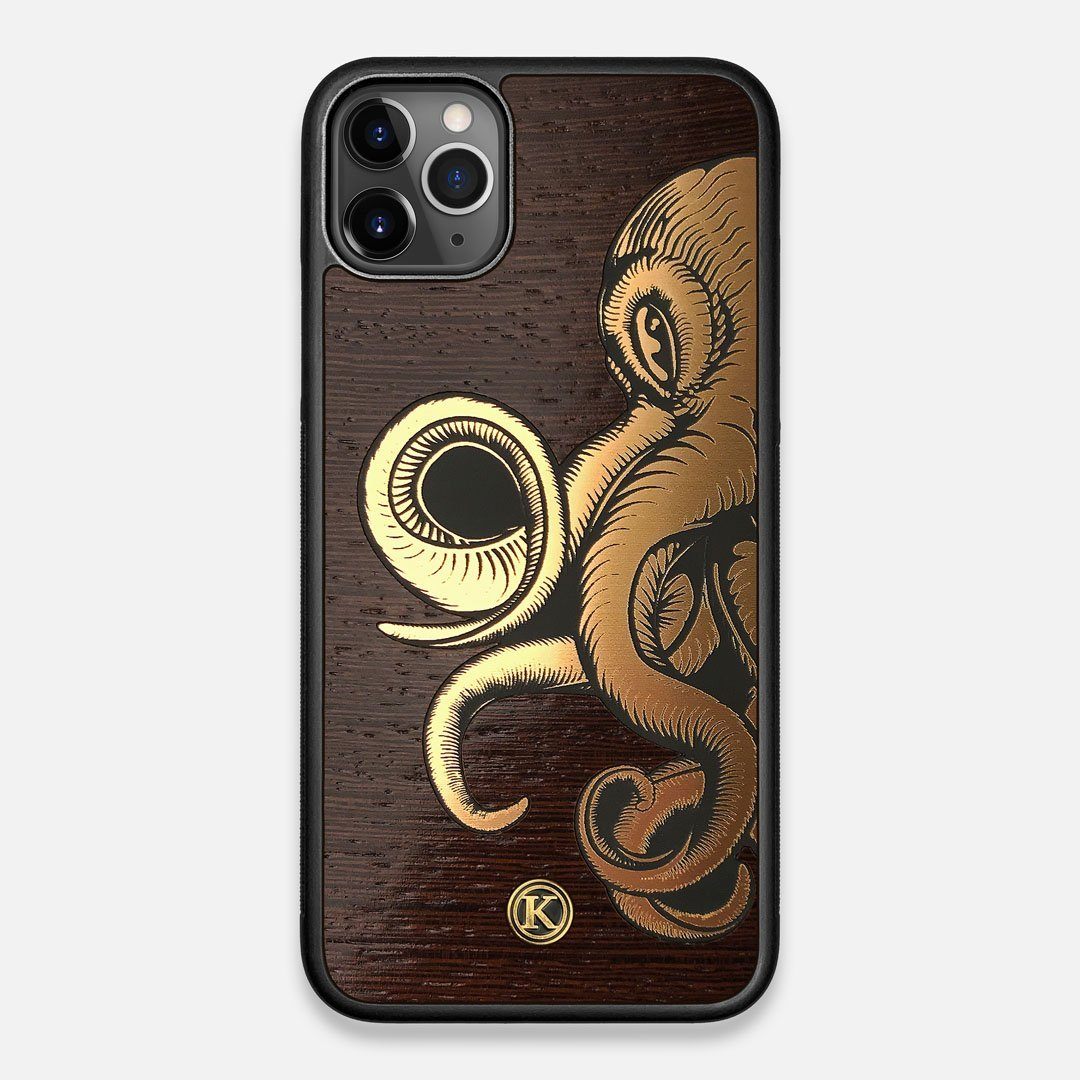 TPU/PC Sides of the classic Camera, silver metallic and wood iPhone 11 Pro Max Case by Keyway Designs