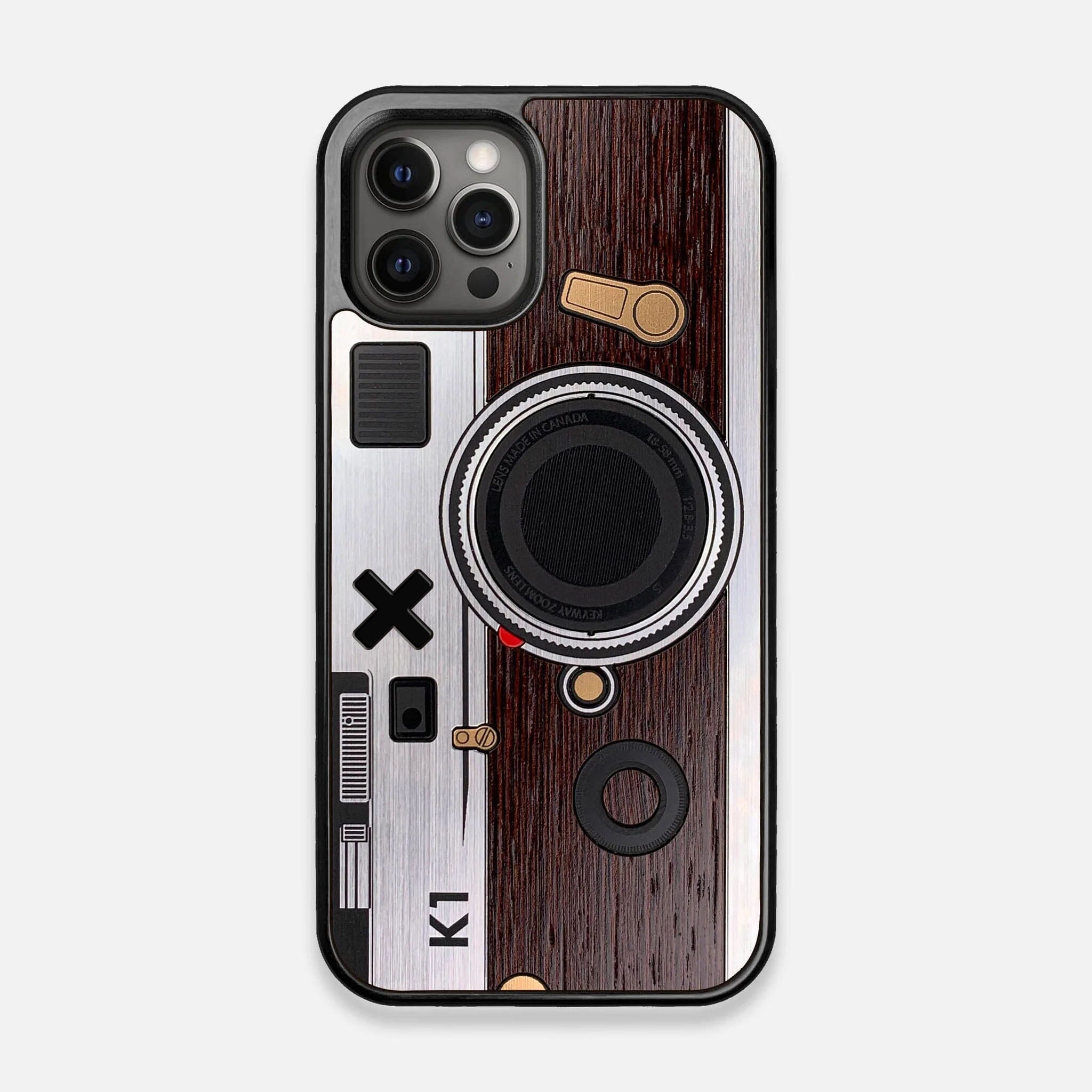 Front view of the Model K1 Camera iPhone 12 Pro Case by Keyway Designs