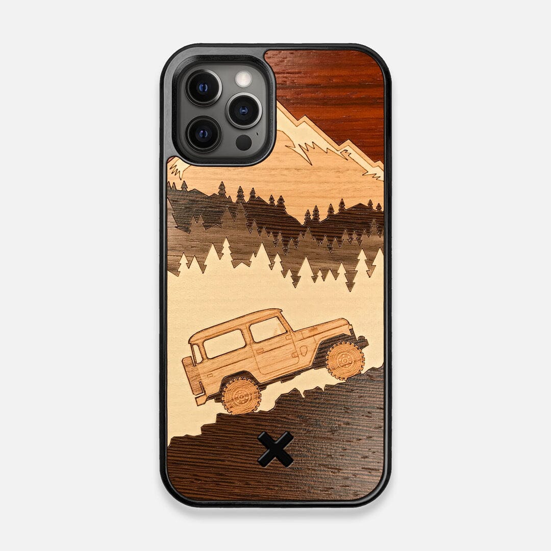 TPU/PC Sides of the Off-Road Wood iPhone 12/12 Pro Case by Keyway Designs