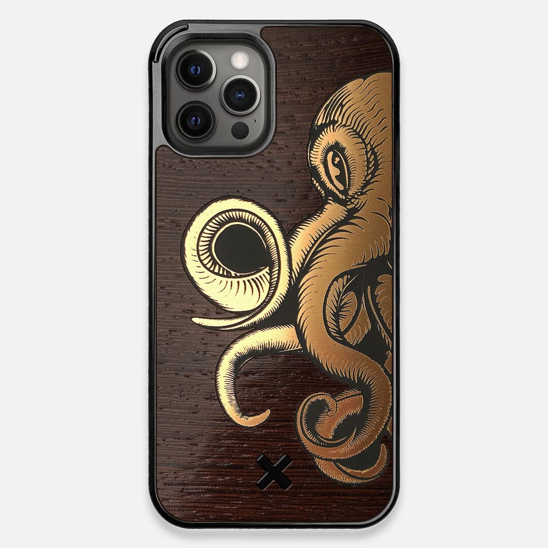 TPU/PC Sides of the classic Camera, silver metallic and wood iPhone 12 Pro Max Case by Keyway Designs
