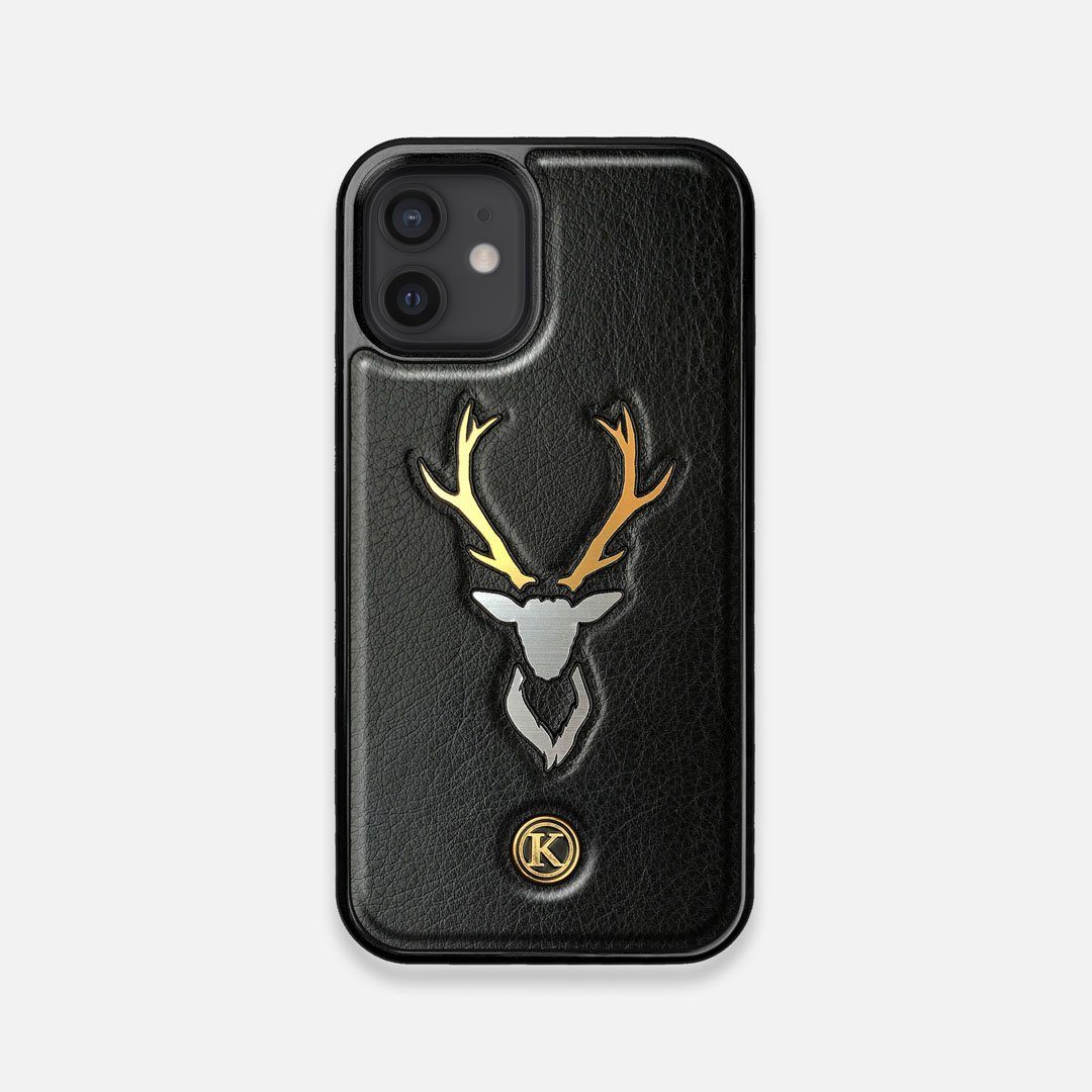 Front view of the Wilderness Wenge Wood iPhone 12 Mini Case by Keyway Designs