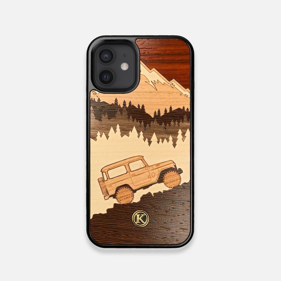 TPU/PC Sides of the Off-Road Wood iPhone 12 Mini Case by Keyway Designs