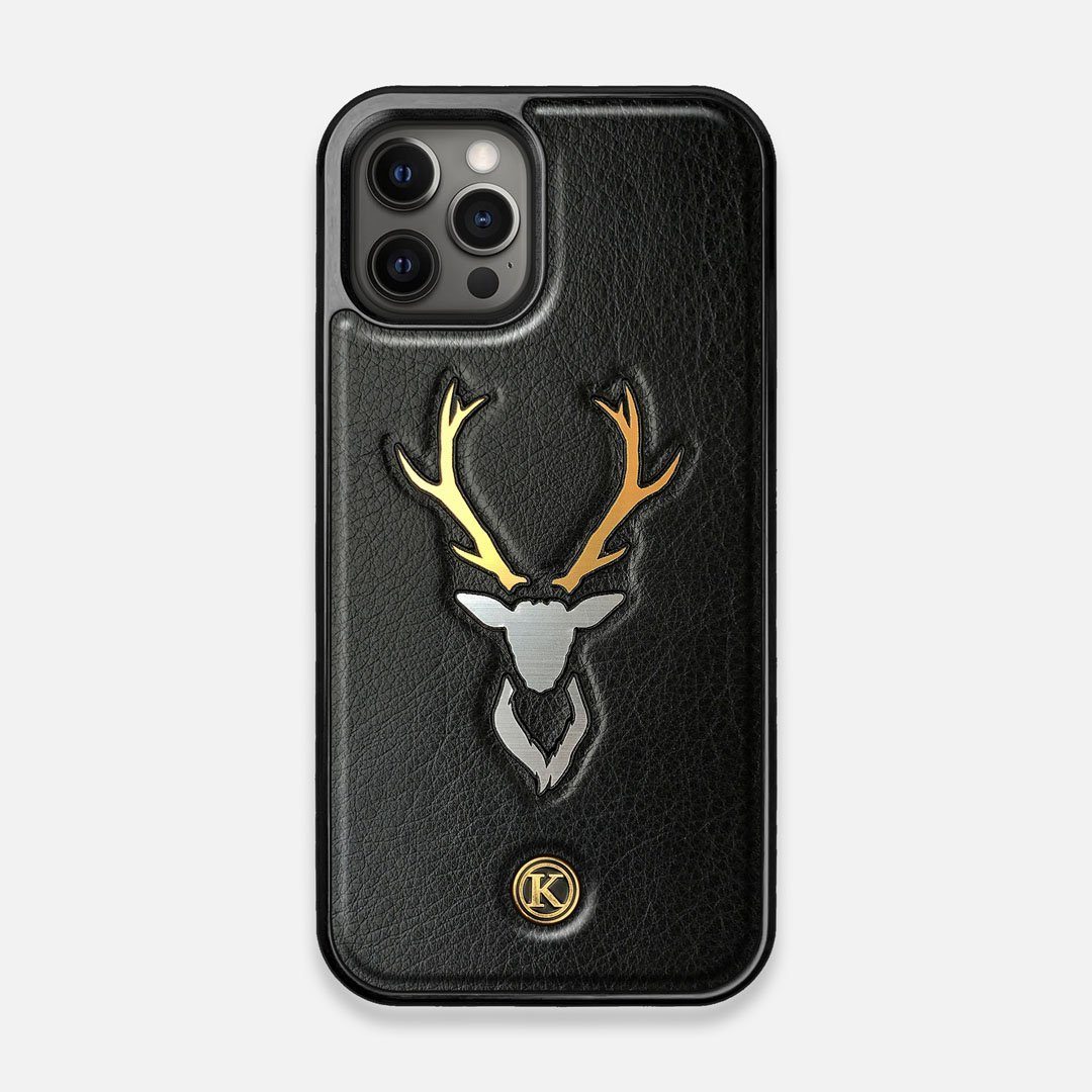 Buy LV Black Gold Glass Case for iPhone 12 Pro