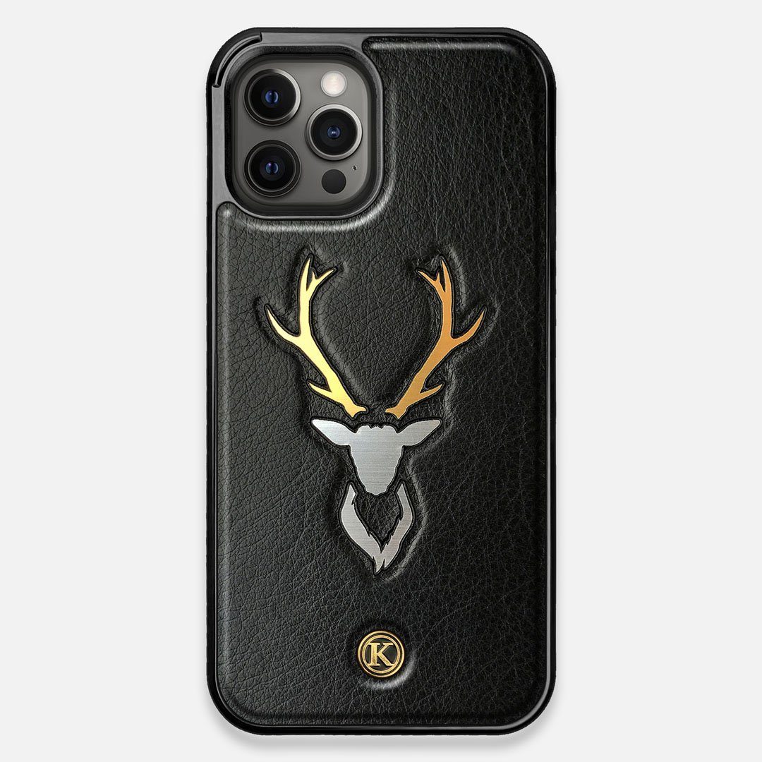 Front view of the Wilderness Wenge Wood iPhone 12 Pro Max Case by Keyway Designs