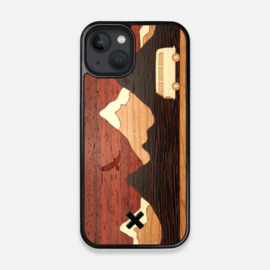Front view of the Cross Country iPhone 13 Case by Keyway Designs