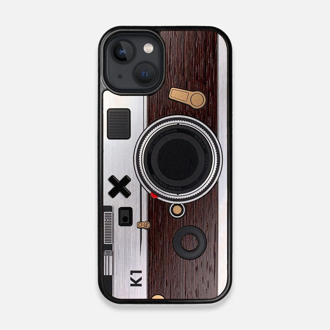 Front view of the Model K1 Camera iPhone 13 Case by Keyway Designs