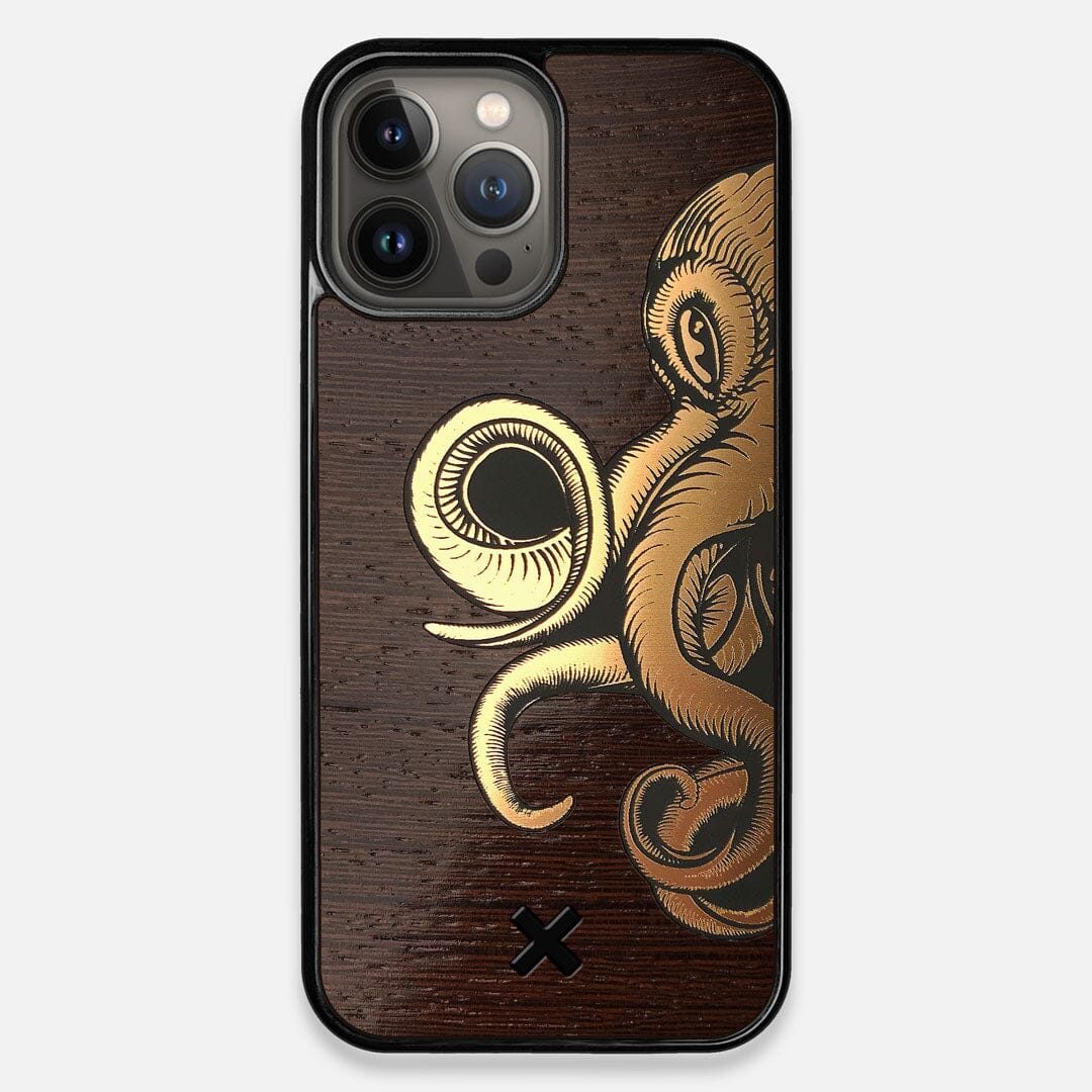 TPU/PC Sides of the classic Camera, silver metallic and wood iPhone 13 Pro Max Case by Keyway Designs