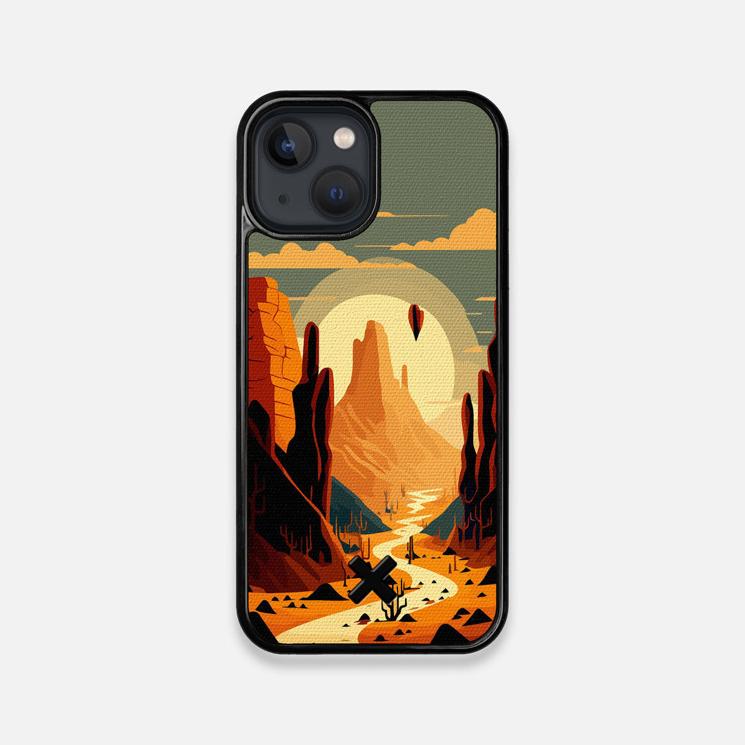 Valley  Wayfinder Series Handmade and UV Printed Cotton Canvas iPhone 14  Plus MagSafe Case by Keyway