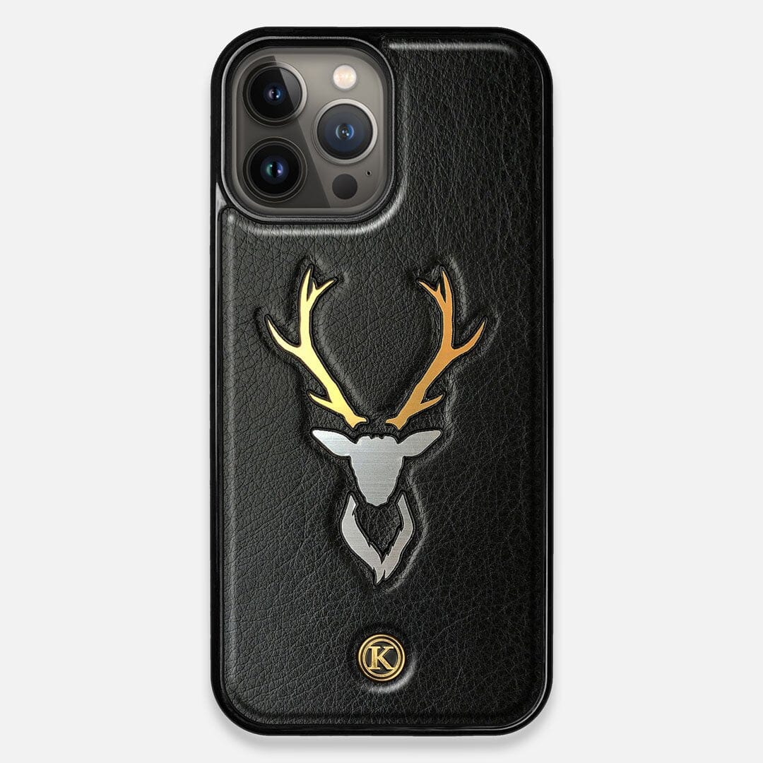 Front view of the Wilderness Wenge Wood iPhone 13 Pro Max Case by Keyway Designs