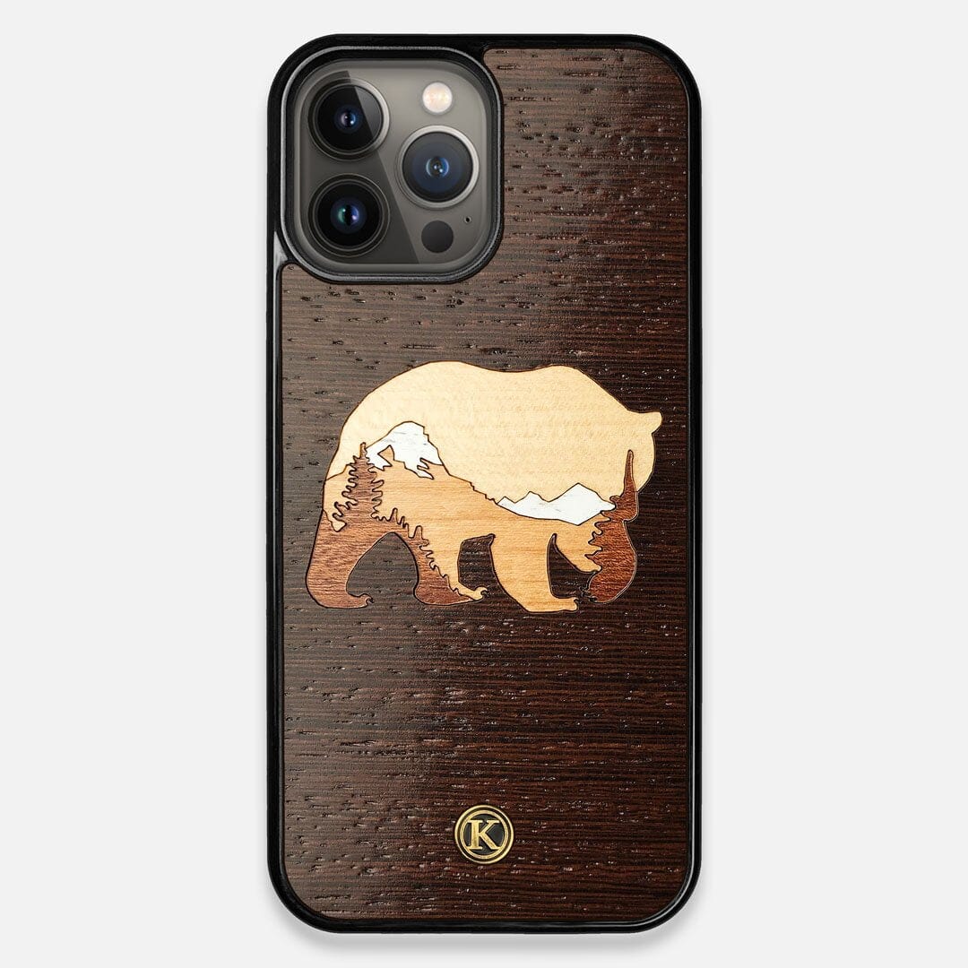 TPU/PC Sides of the Bear Mountain Wood iPhone 13 Pro Max Case by Keyway Designs