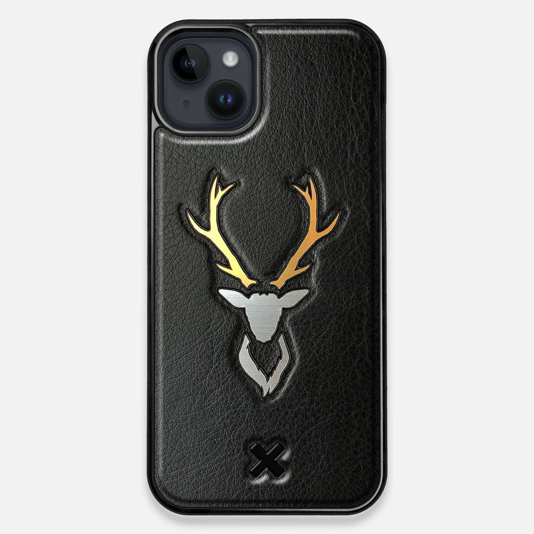 Front view of the Wilderness Wenge Wood iPhone 14 Plus MagSafe Case by Keyway Designs